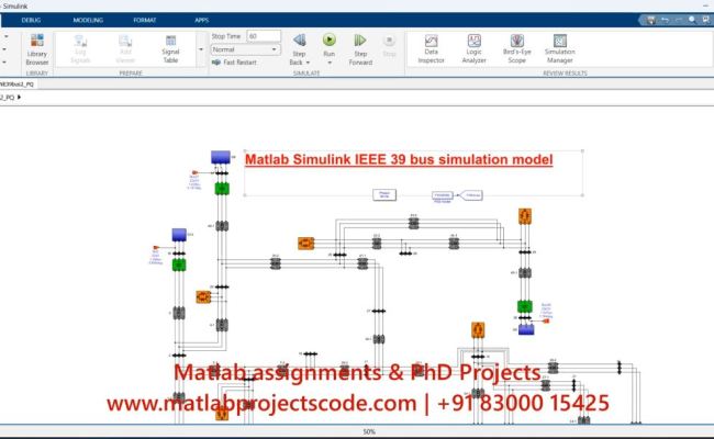 Matlab Simulink IEEE 39 Bus - ELECTRICAL SIMULATION